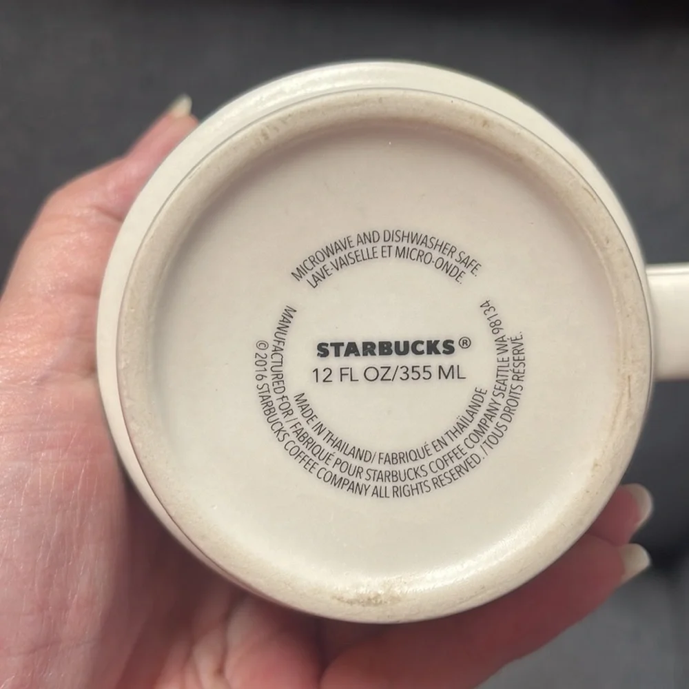Starbucks 2016 Floral Mug